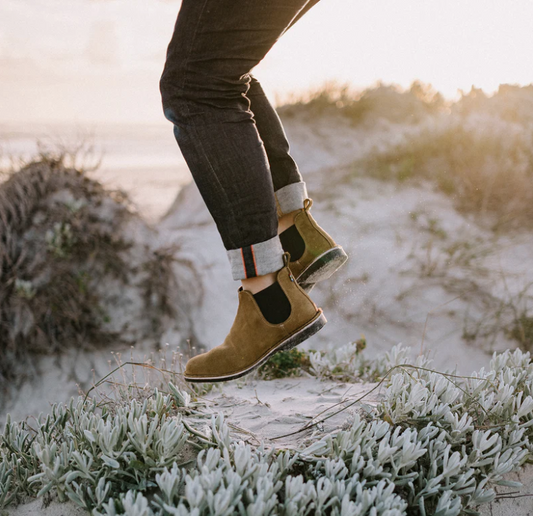 Veldskoen Chelsea Boot Safari (Black Sole)