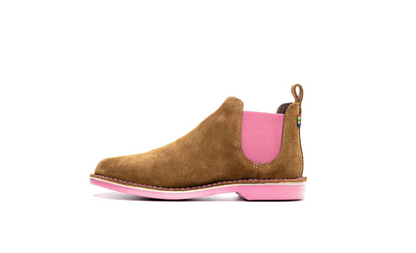 Veldskoen Chelsea Boot Uhambo (Pink Sole)