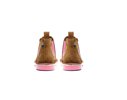 Veldskoen Chelsea Boot Uhambo (Pink Sole)